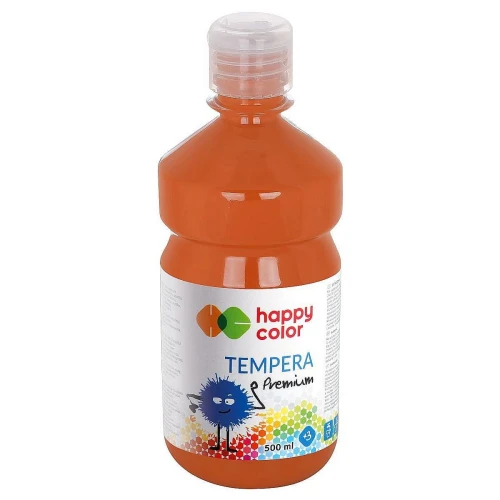 Farba tempera Happy Color kolor: brązowy 500 ml 1 kol. (HA 3310 0500-7)