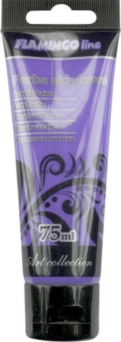 Farba akrylowa Flamingo Line kolor: fioletowy 75 ml (040)
