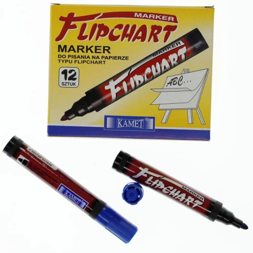Marker do papieru Kamet, niebieski 0,2 mm okrągła końcówka (K-2102)