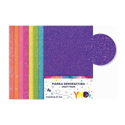 Arkusz piankowy Noster pianka dekoracyjna NC-010 kolor: mix 8 ark.