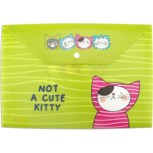 Teczka plastikowa na zatrzask Happy Color A4 kolor: mix (MG ADM929FM)