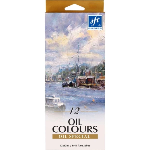 Farba olejna Firster kolor: mix 12 ml 12 kol. (FOC-121)