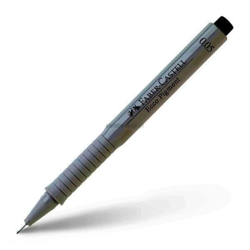 Cienkopis kreślarski Faber Castell Ecco Pigment, czarny 0,05 mm 1kol. (FC166099)