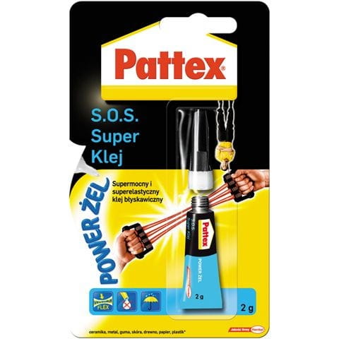 Klej w tubie Pattex SOS żel 1,5 ml 2 g