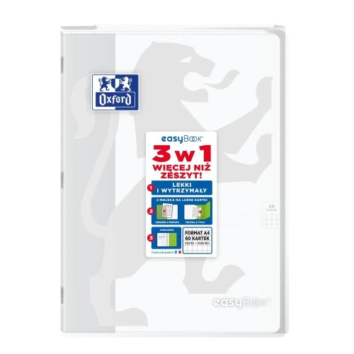 Zeszyt Oxford EASYBOOK A4 60k. 90 g krata (400146695)