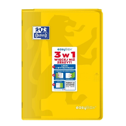 Zeszyt Oxford EASYBOOK A4 60k. 90 g krata (400146695)