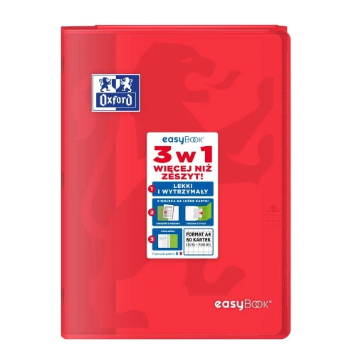 Zeszyt Oxford EASYBOOK A4 60k. 90 g krata (400146695)