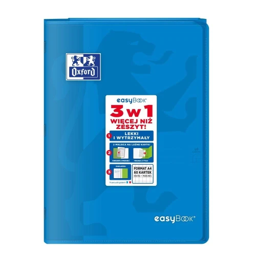 Zeszyt Oxford EASYBOOK A4 60k. 90 g krata (400146695)