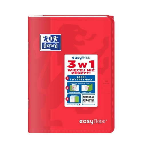 Zeszyt Oxford EASYBOOK A5 60k. 90 g linia (400146694)