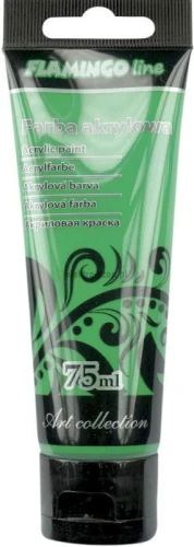Farba akrylowa Flamingo Line kolor: zielony 75 ml (050)