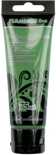 Farba akrylowa Flamingo Line kolor: zielony ciemny 75 ml (049)