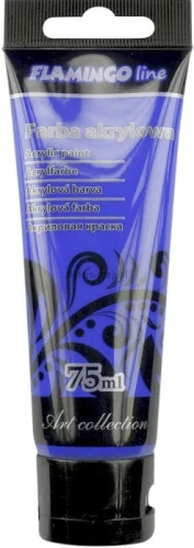 Farba akrylowa Flamingo Line kolor: ultramaryna 75 ml (077)