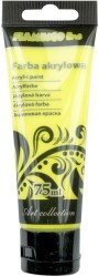 Farba akrylowa Flamingo Line kolor: cytrynowy 75 ml (003)