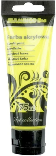 Farba akrylowa Flamingo Line kolor: cytrynowy 75 ml (003)