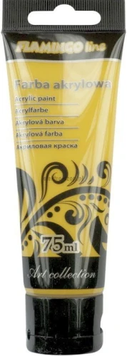 Farba akrylowa Flamingo Line kolor: ochrowy 75 ml (080)
