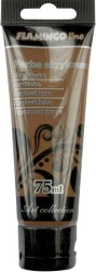 Farba akrylowa Flamingo Line kolor: brązowy 75 ml (091)