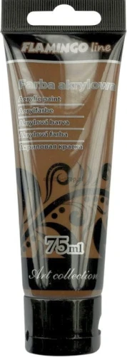 Farba akrylowa Flamingo Line kolor: brązowy 75 ml (091)