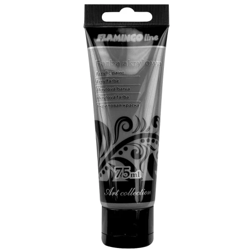 Farba akrylowa Flamingo Line Perłowy kolor: grafitowy 75 ml (120)
