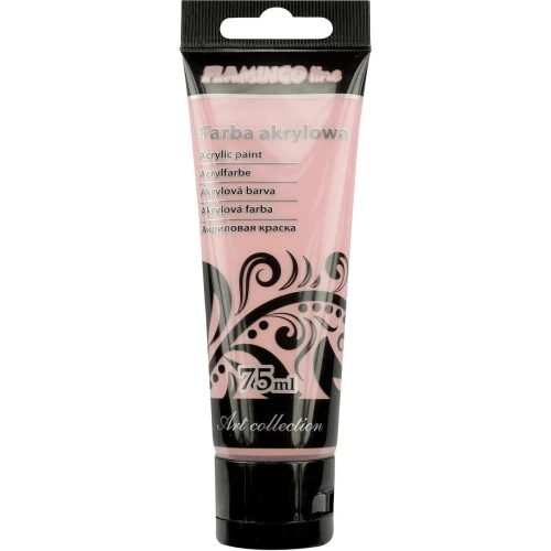 Farba akrylowa Flamingo Line Pastel kolor: jasnołososiowy 75 ml (073)
