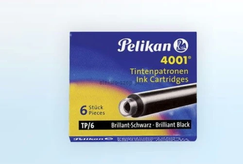Naboje krótkie Pelikan TP/6 czarny (301218)