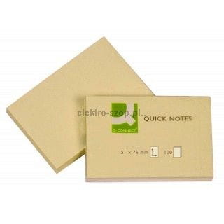 Notes samoprzylepny Q-Connect żółty 100k 51 mm x 76 mm (KF10501)