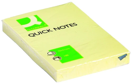 Notes samoprzylepny Q-Connect żółty 100k 51 mm x 76 mm (KF10501)