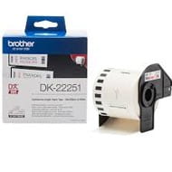 Etykieta Brother do QL-800 | 62mm x 15.24m | czarno/czerwony druk