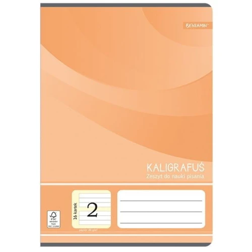 Zeszyt Rexus do nauki pisania 12 A5 16k. 80 g linia (605429)