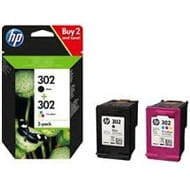 Tusz HP 2-Pack 302 | 1 x 3,5ml + 1 x 4ml | black + tri-color