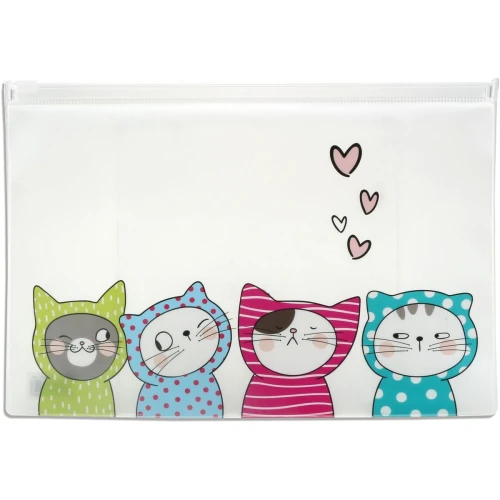 Teczka plastikowa na zatrzask Happy Color A5 kolor: mix (MG ADM929FP)