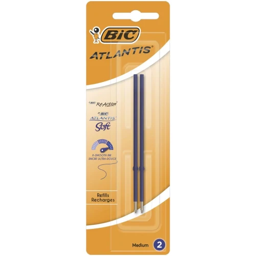 Wkład do długopisu Bic Atlantis, niebieski M mm (8924099)