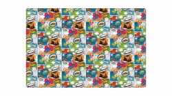 Podkład na biurko Biurfol KOMIKS - mix nadruk 380 mm x 580 mm (NPB-02-11)