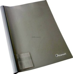 Obwoluta PP Titanum A4 50 kartek transparentna biała listwa (OLWH)