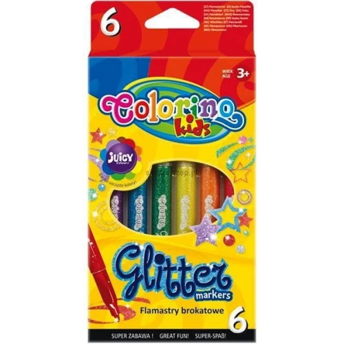 Flamaster Patio Colorino brokatowe 6 kol. (65641PTR)