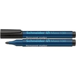 Marker permanentny Schneider Maxx 130, czarny 1,0-3,0 mm okrągła końcówka (SR113001)