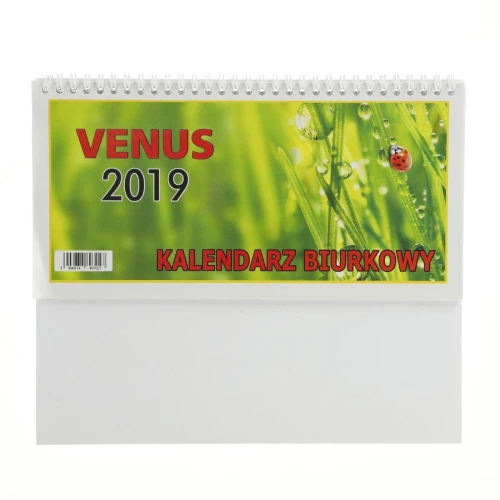 Kalendarz biurkowy Beskidy Wenus biurkowy poziomy 175 mm x 270 mm (B5)