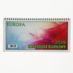 Kalendarz biurkowy Beskidy EUROPA biurkowy leżący 135 mm x 270 mm