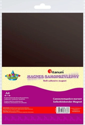 Magnes Titanum Craft-Fun Series - czarny 210 mm x 297 mm (DIY16029)