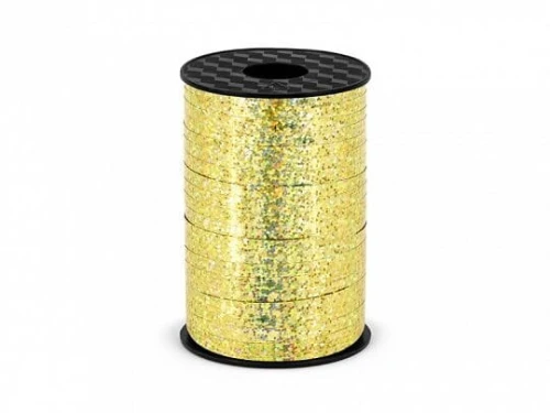 Wstążka Partydeco złoty złota 5 mm 225 m (PRH5-019)