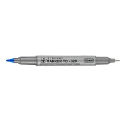 Marker do cd Toma niebieski dwustronny, niebieski 0,5-1,0 mm (To-320)
