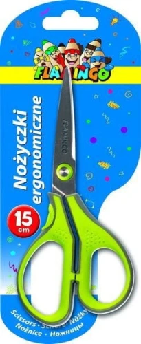 Nożyczki Flamingo Soft Touch 15 cm