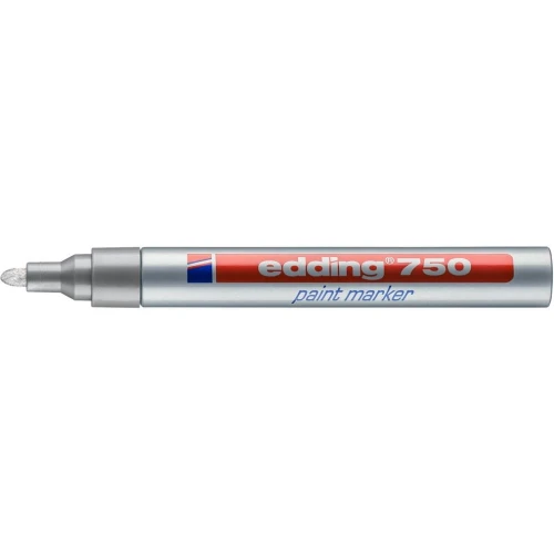 Marker specjalistyczny Edding, srebrny 2,0-4,0 mm okrągła końcówka (750/054/S ED)