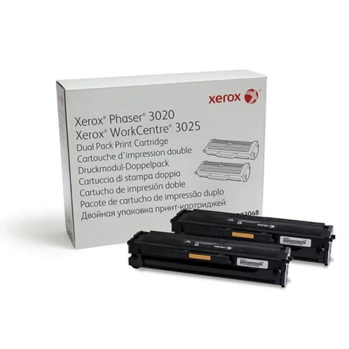 Zestaw dwóch tonerów Xerox do  Phaser 3020,WorkCentre 3025 | 2x1500 str. | black