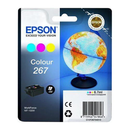 Tusz Epson  T267 CMY do  WorkForce WF-100W