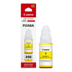 Tusz Canon GI-490 do Canon  PIXMA G1400/G2400/G3400 | 70ml | yellow