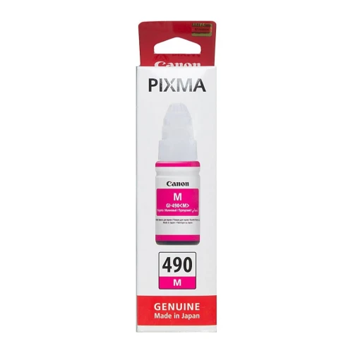 Tusz Canon GI-490  do  Canon PIXMA G1400/G2400/G3400 | 70ml | magenta