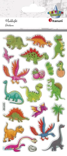 Naklejka (nalepka) Titanum Craft-Fun Series Dinozaury wypukłe (JN-U043)