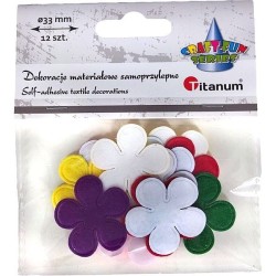 Ozdoba materiałowa Titanum Craft-Fun Series Kwiaty (MTCR-BY376)