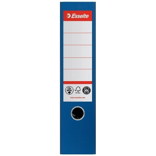 Segregator dźwigniowy Esselte No.1 neutralny pod względem emisji CO2 A4 niebieski 75 mm (627565)