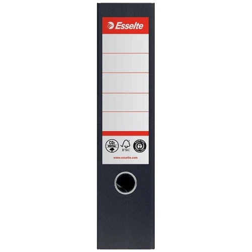 Segregator dźwigniowy Esselte No.1 neutralny pod względem emisji CO2 A4 czarny 75 mm (627569)